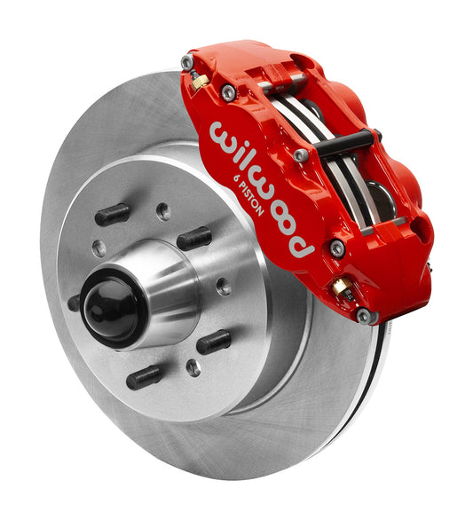 88-99 CHEVY C1500 FRONT DISC BRAKE KIT FOR WILWOOD DROP SPINDLES,12" ROTORS,RED