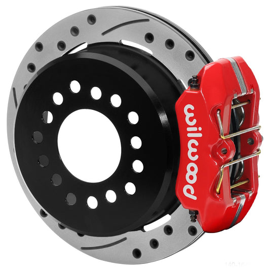 GM G-BODY BRAKE KIT,2.62",REAR PB,DYNAPRO LOW PROFILE CALIPERS,11" DRILLED,RED