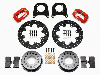 GM DRAG E-KIT,2.91",REAR,11.44" DRILLED ROTORS,RED