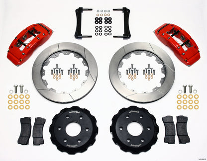 99-18 GM 1500 TRUCK/SUV,FRONT,TC6R 6 PISTON RED CALIPERS,16" ROTORS