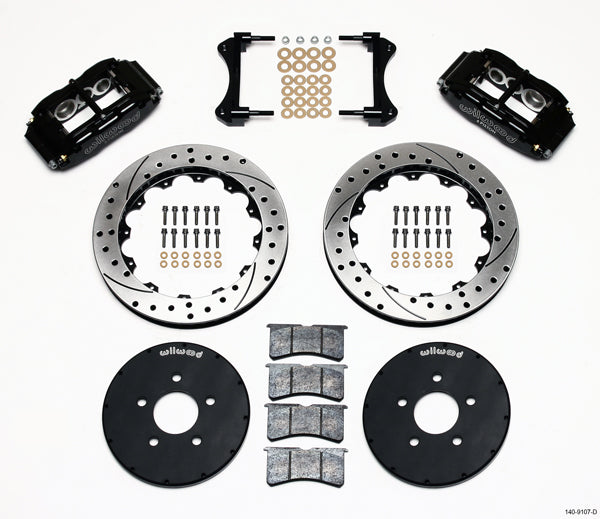 94-04 MUSTANG KIT,FRONT,SL6R,12.90" DRILLED ROTORS