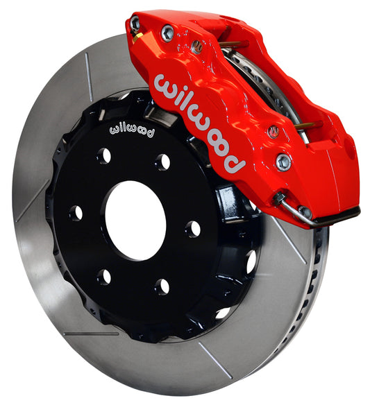 99-18 GM 1500 TRUCK/SUV,FRONT,W6AR 6 PISTON RED CALIPERS,14" ROTORS