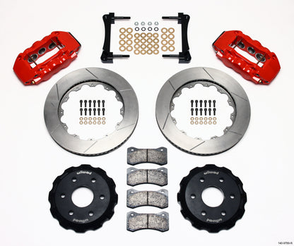 99-18 GM 1500 TRUCK/SUV,FRONT,W6AR 6 PISTON RED CALIPERS,14" ROTORS