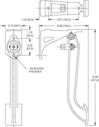 CLUTCH PEDAL,LONG,WITH MASTER CYLINDER