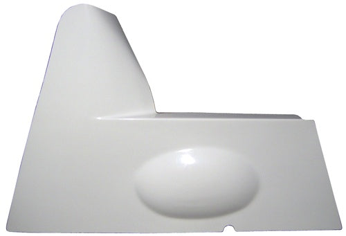 ARM GUARD,2" TALLER,RIGHT,WHITE