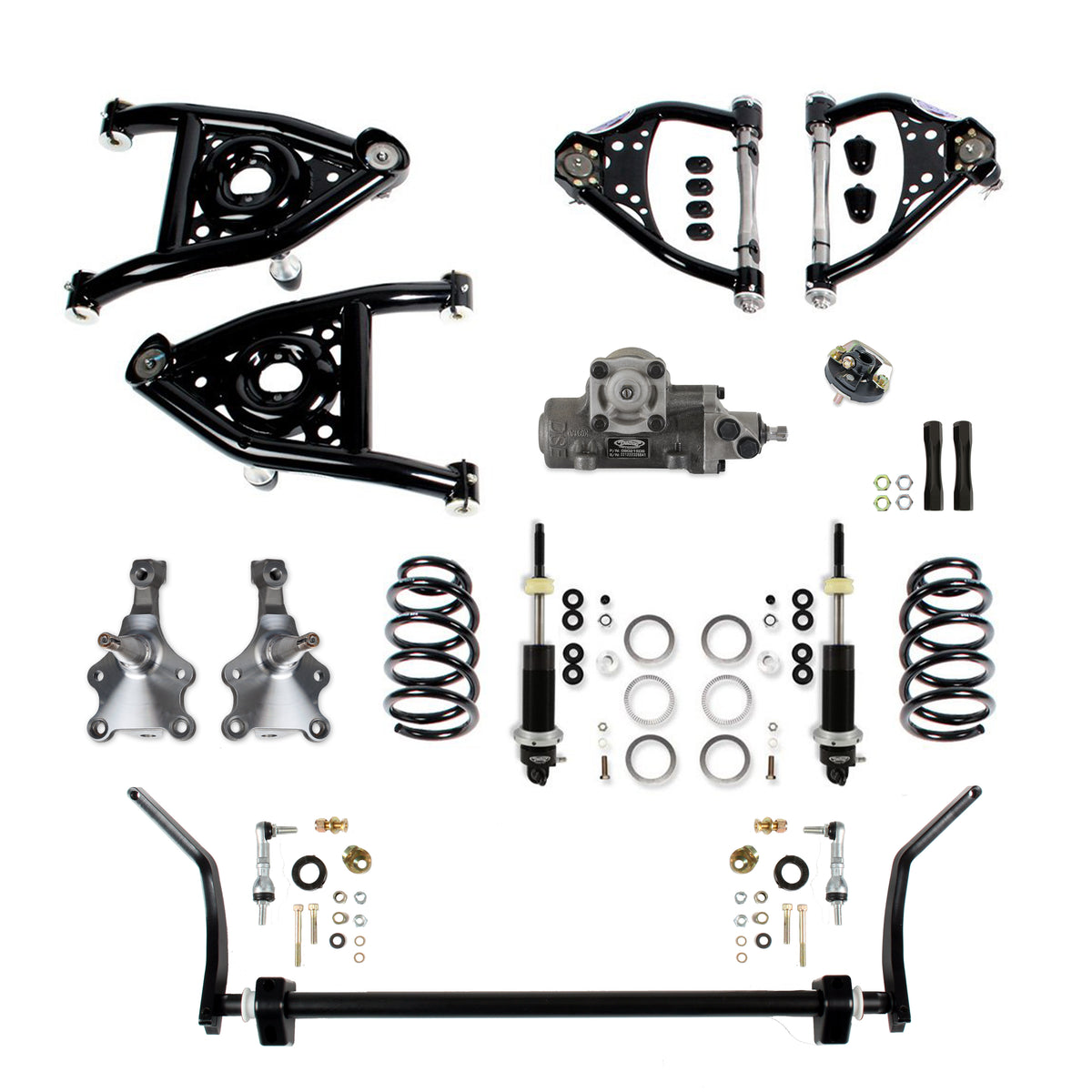 FRONT SUSPENSION SK3 SBC/LS 64-67 A-BODY,SPLINED SWAY BAR