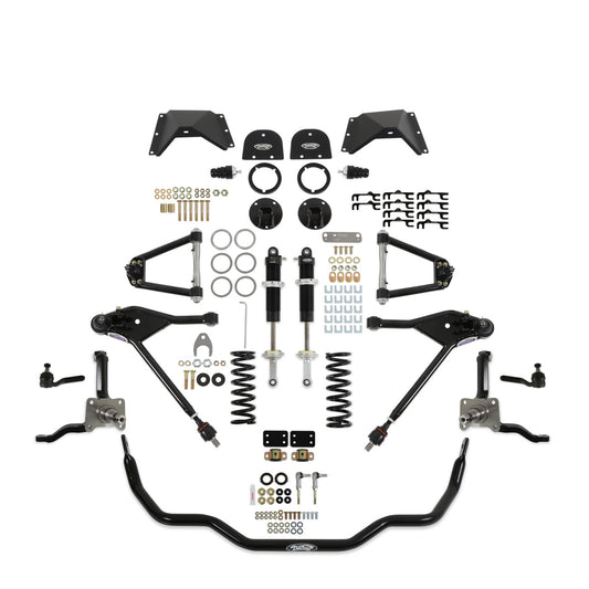 1967-70 MUSTANG FRONT SPEED KIT 2 SA,SINGLE ADJUSTABLE SHOCKS