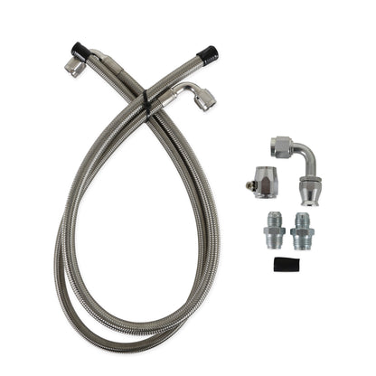 POWER STEERING HOSE KIT,65-81 EARLY GM GEAR BOX W/ INVERTED FLARE PORTS