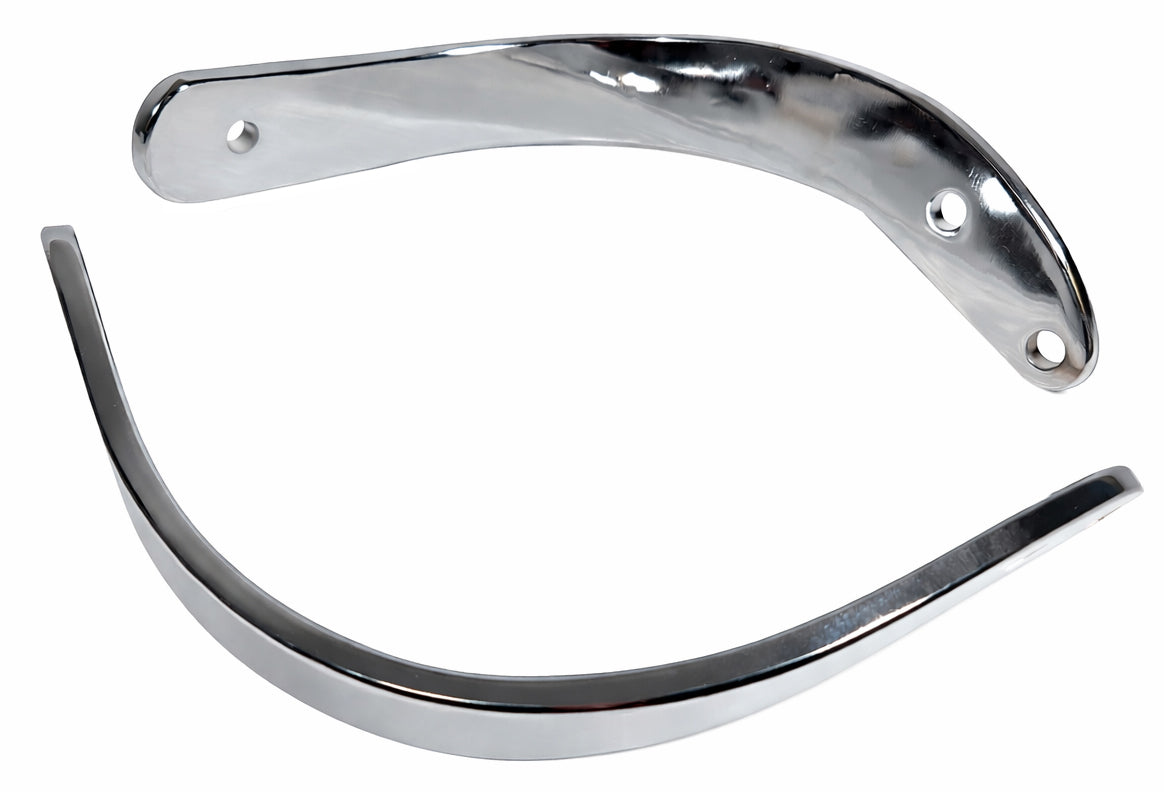 1932 FORD BUMPER BRACKETS,FRONT,CHROME,32