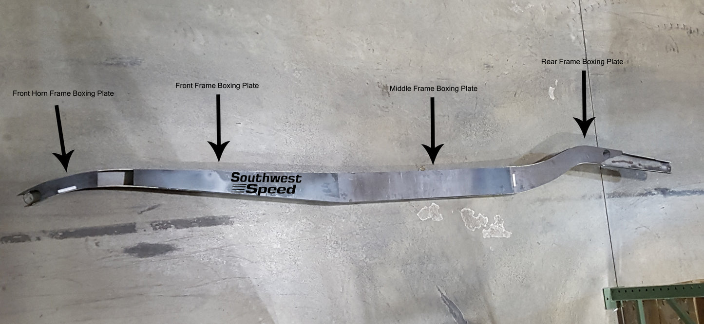 1932 FORD FRAME BOXING PLATES,CENTER,PAIR,32