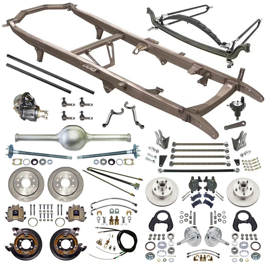 1928-1931 FORD MODEL A FRAME KIT WITH REAR END,SUSPENSION,STEERING,BRAKES