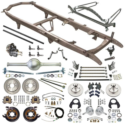 1928-1931 FORD MODEL A FRAME KIT WITH REAR END,SUSPENSION,STEERING,BRAKES