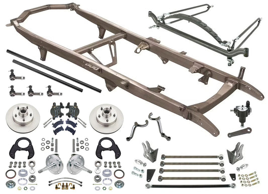 1928-1931 FORD MODEL A FRAME KIT WITH SUSPENSION,STEERING,SPINDLES,GM BRAKES