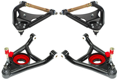 68-72 FULL 2" DROP,11" BRAKES,REAR KIT,RED
