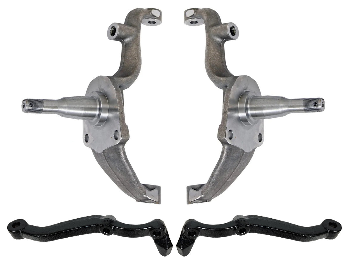 SPINDLES AND STEERING ARMS,59-64 IMPALA,PAIR