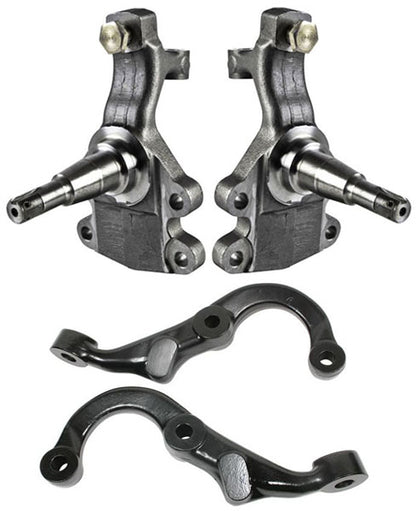 67-69 FULL 2" DROP,12" BRAKES,REAR KIT,RED,D