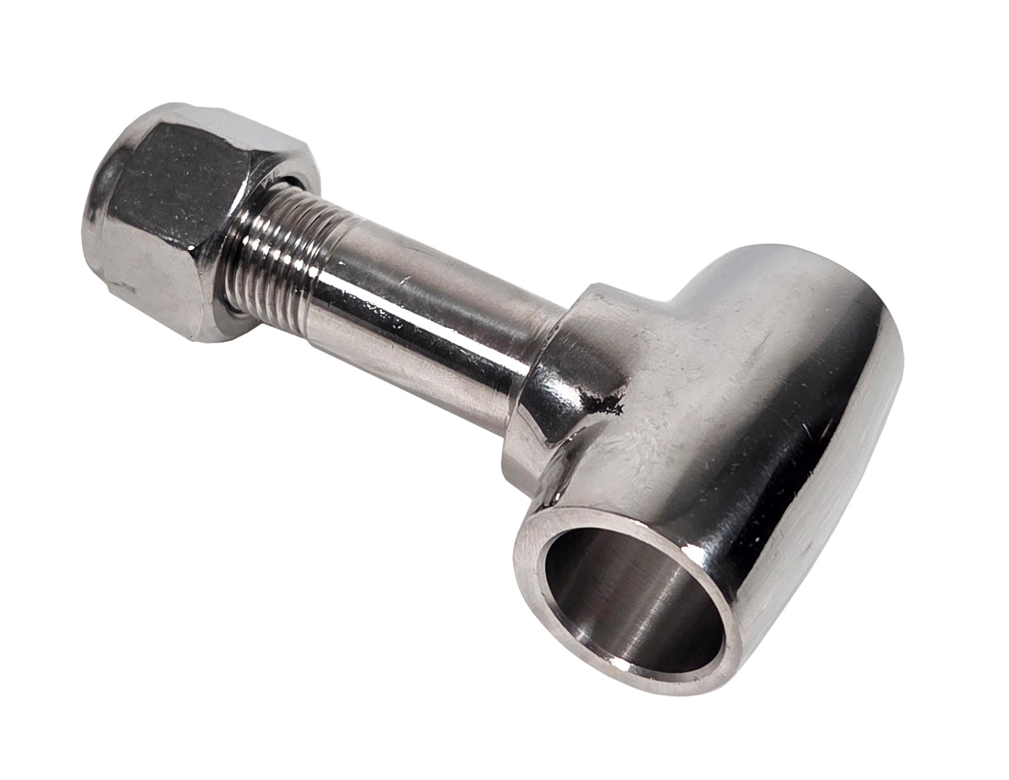 FRONT LEAF SPRING MOUNT,UNIVERSAL,1 3/4" CROSS SPRING FRONT,POLISHED STAINLESS
