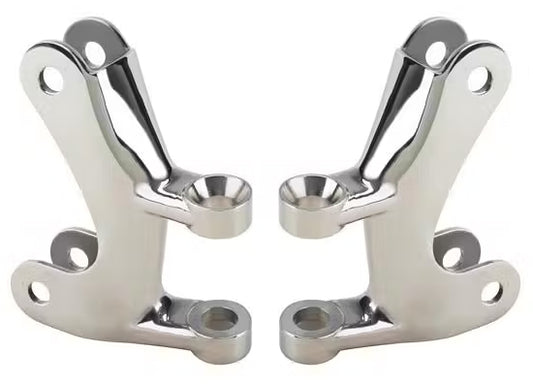 4 BAR BRACKETS,STRAIGHT AXLE,2 1/4,POLISHED