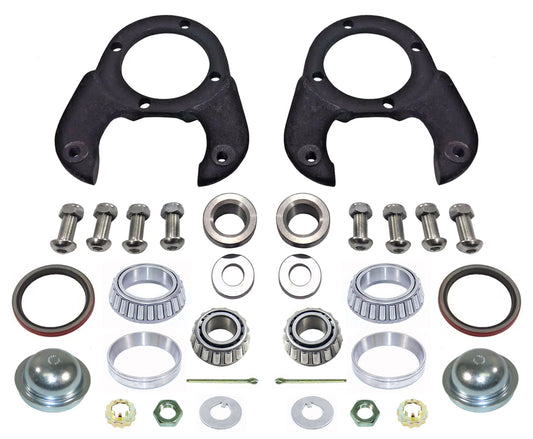 BRAKE BRACKET KIT WITH BEARINGS & SEALS,28-48 FORD>D-154