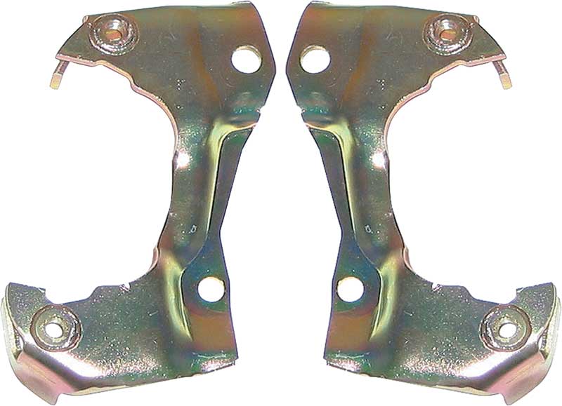 BRAKE BRACKETS,64-72 CHEVELLE,ZINC,PAIR