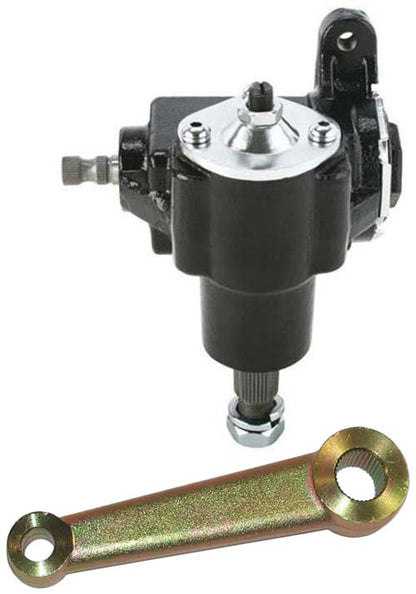 VEGA 140 MANUAL STEERING BOX & GOLD PITMAN ARM,DOUBLE TAPERED,20:1