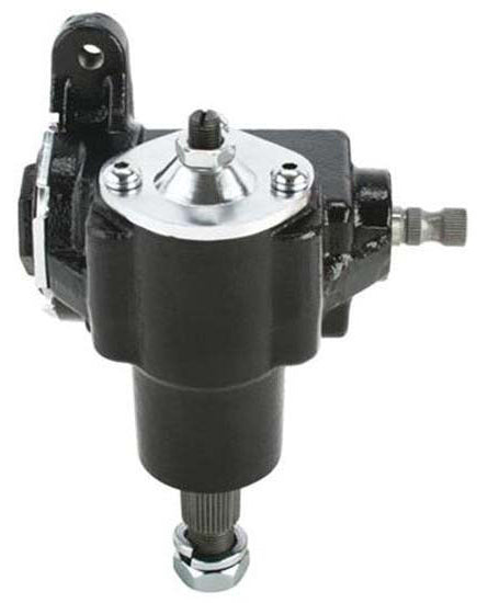 VEGA 140 MANUAL REVERSE STEERING BOX & 1/2" BOLT PITMAN ARM,OUTSIDE RAIL,20:1