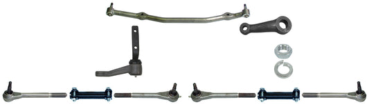 71-72 GM A-BODY CENTER LINK,IDLER,PITMAN ARMS,TIE ROD LINKAGE,MANUAL & 605 POWER