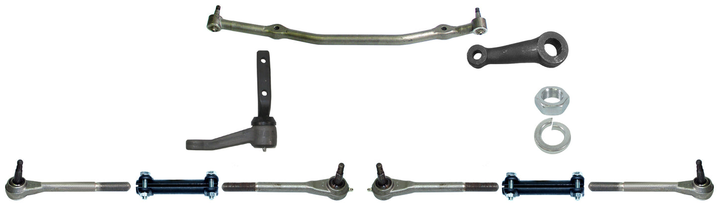 71-72 GM A-BODY CENTER LINK,IDLER,PITMAN ARMS,TIE ROD LINKAGE,POWER