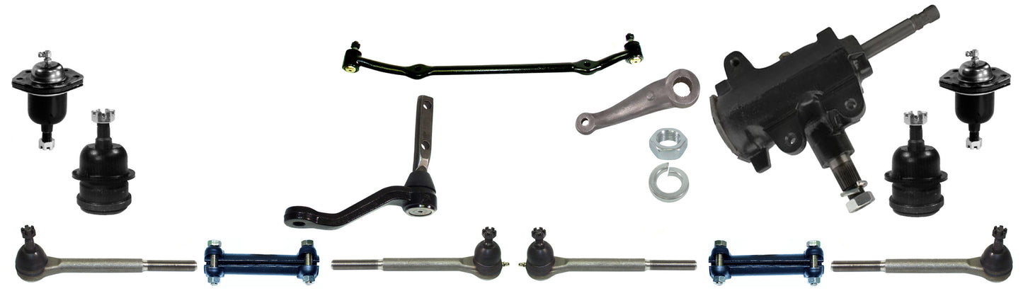 78-88 GM G-BODY CENTER LINK,IDLER,PITMAN,TIE ROD LINKAGE,BALL JOINT,& MANUAL BOX