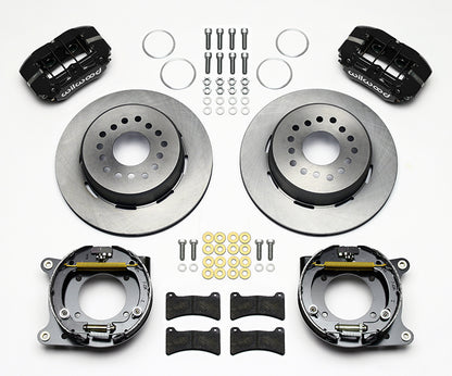 59-64 B-BODY FULL DISC BRAKE KIT,11" ROTORS,BLACK CALIPERS