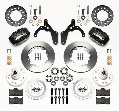 59-64 B-BODY FULL DISC BRAKE KIT,11" ROTORS,BLACK CALIPERS