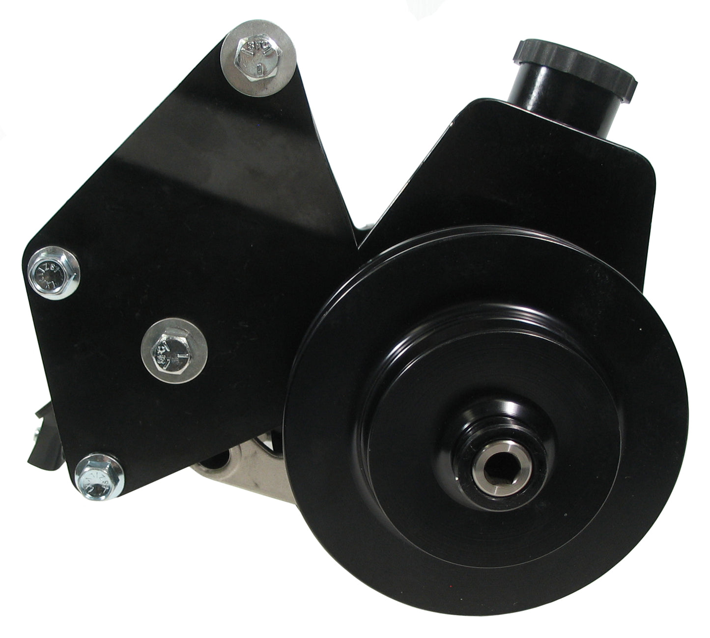 POWER STEERING PUMP,TANK,BRACKETS,SMOG PULLEY,CJ,SMOG