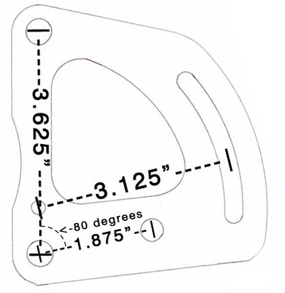 P.S.PUMP BRACKET,FORD HEAD,DESIGN B