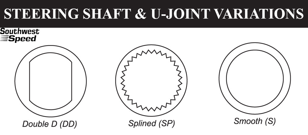 STEERING SHAFT,1 DD,NICKEL PLATED,36"