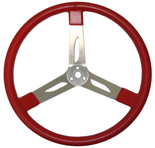 STEERING WHEEL,17",RED