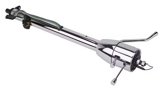 TILT COLUMN,COLUMN SHIFT,55-56 CHEVY,CHROME
