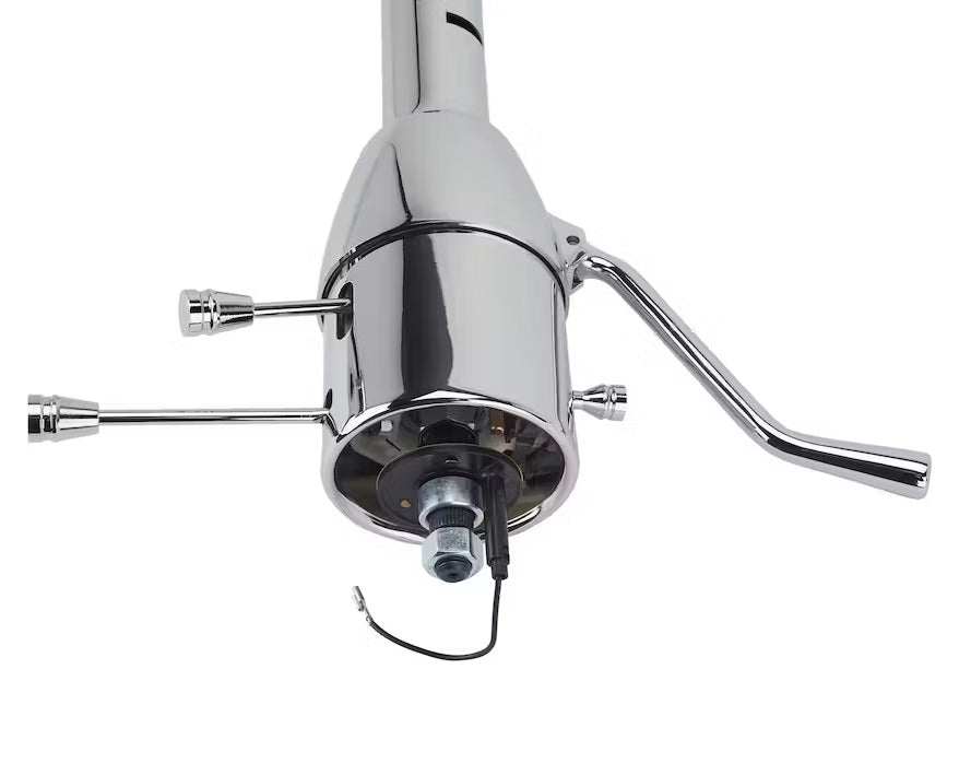 TILT COLUMN,COLUMN SHIFT,55-56 CHEVY,CHROME