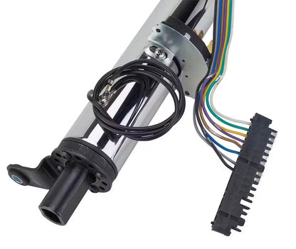 TILT COLUMN,COLUMN SHIFT,55-56 CHEVY,CHROME