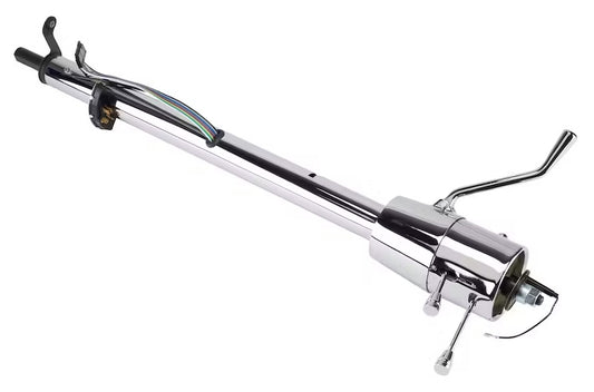 TILT COLUMN,COLUMN SHIFT,57 CHEVY,CHROME