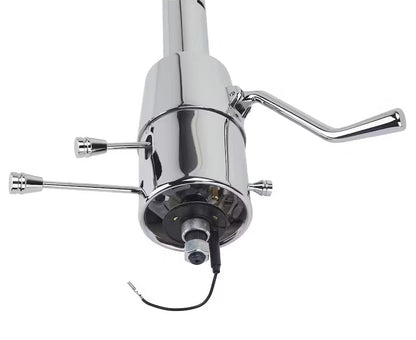 TILT COLUMN,COLUMN SHIFT,57 CHEVY,CHROME