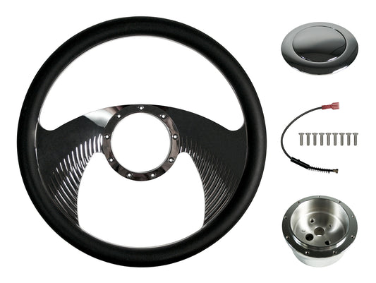 STEERING WHEEL KIT,14",WINGS