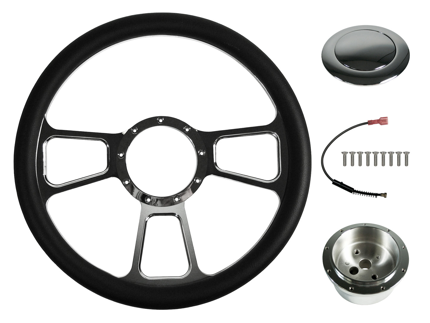 STEERING WHEEL KIT,14",T-STYLE