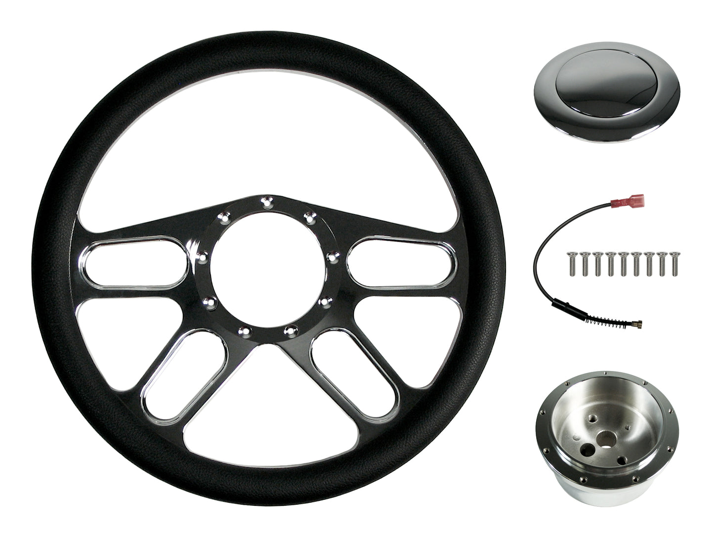 STEERING WHEEL KIT,14",4-SLOT