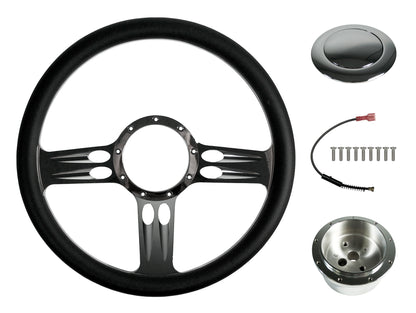 STEERING WHEEL KIT,14",3-SLOT