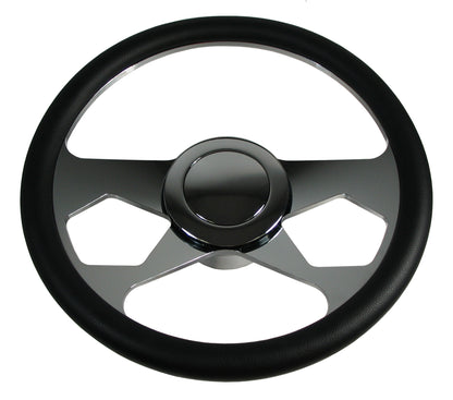 STEERING WHEEL KIT,14",REVOLUTION
