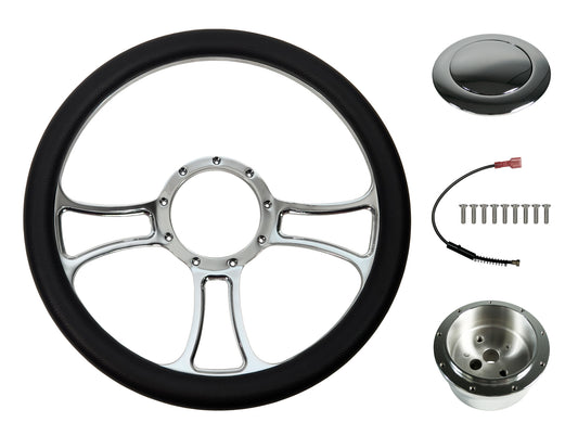 STEERING WHEEL KIT,14",TRINITY