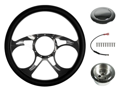 STEERING WHEEL KIT,14",CAROUSEL