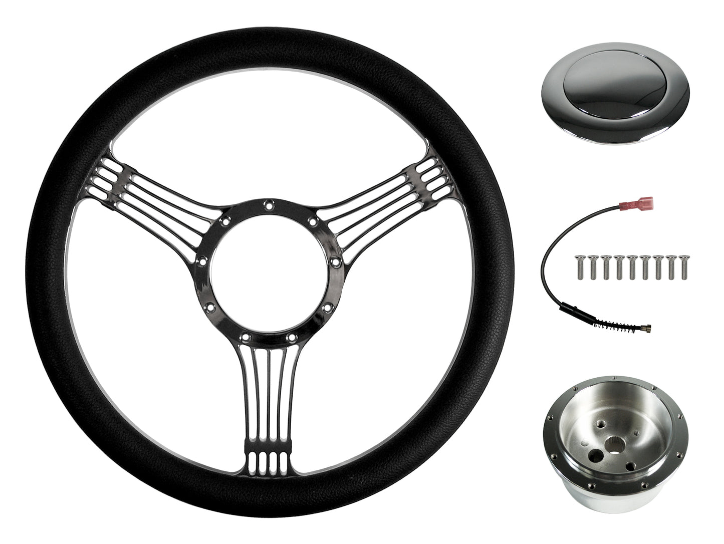 STEERING WHEEL KIT,14",BANJO