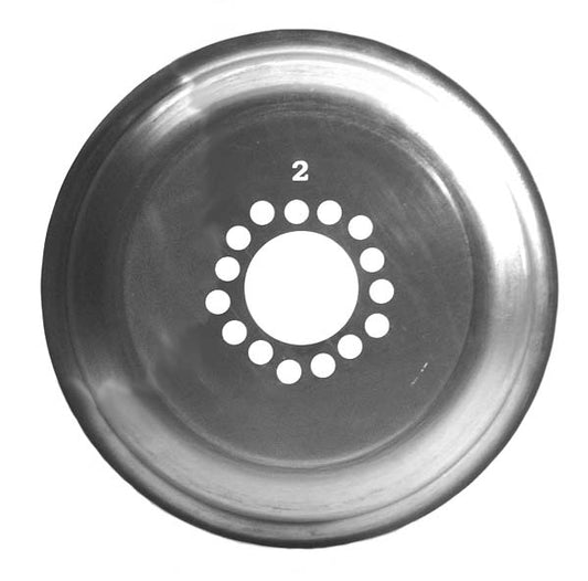 MUD PLUG,BACK OF WHEEL,ALUMINUM,15",4" BACK.