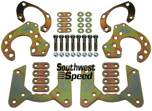 BRAKE BRACKETS,BOLT-ON,9" FORD,D-154,PAIR